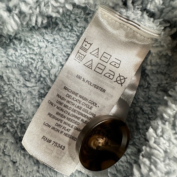 Ruby Moon Soft light Blue Knit Cropped Cardigan - Picture 4 of 8